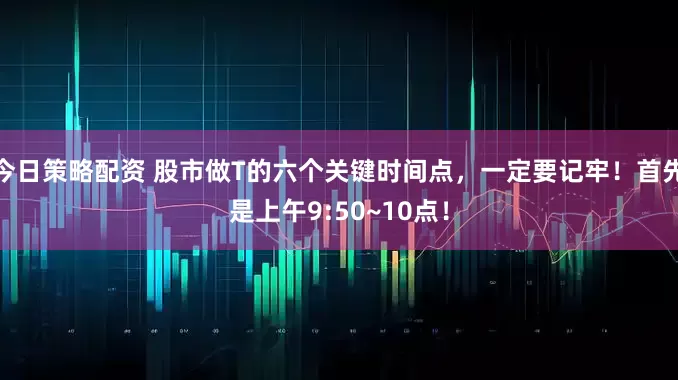 今日策略配资 股市做T的六个关键时间点，一定要记牢！首先是上午9:50~10点！
